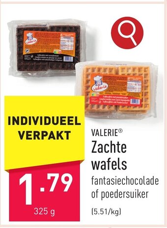ALDI VALERIEⓇ Zachte wafels 325g aanbieding