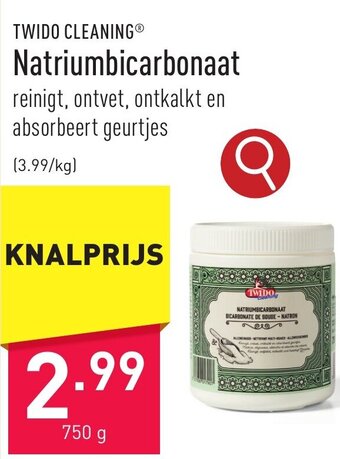 ALDI TWIDO CLEANINGⓇ Natriumbicarbonaat 750g aanbieding