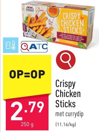 ALDI Crispy Chicken Sticks 250g aanbieding