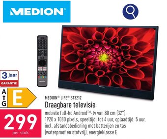 MEDION® LIFE® S13212 Draagbare televisie