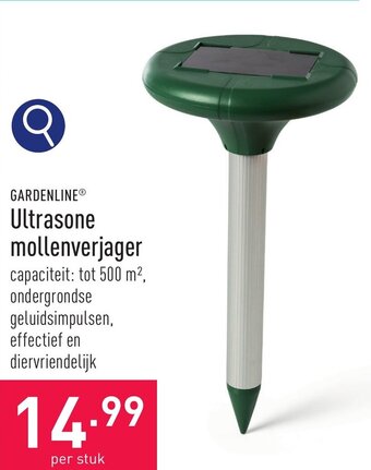 ALDI GARDENLINEⓇ Ultrasone mollenverjager aanbieding