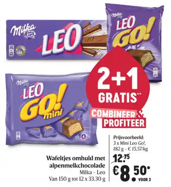 Wafeltjes omhuld met alpenmelkchocolade