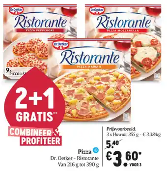 Delhaize Pizza Ristorante aanbieding