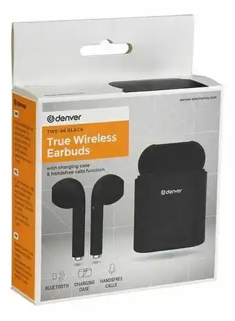 Dreamland Denver True Wireless oortjes TWE-46 zwart aanbieding