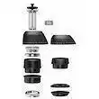 Decathlon Koptelefoon argon 18 39 + 3d th881-1 nitrogen/nitrogen pro aanbieding
