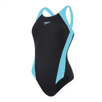 Decathlon 1-delig zwempak voor dames speedo splice muscleb aanbieding