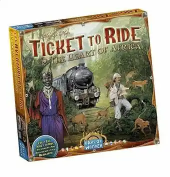Ticket to Ride uitbreiding: The Heart of Africa