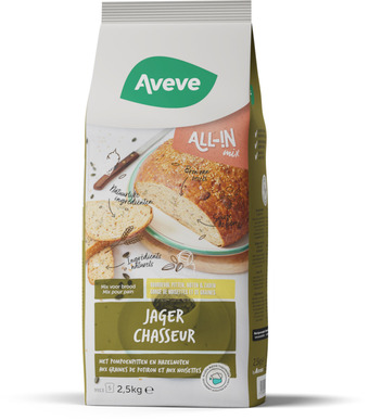 AVEVE All-in broodmix jagersbrood 2.5 kg aanbieding
