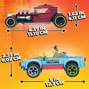 Bol.com Mega construx hot wheels autobouwer - 485 bouwstenen aanbieding