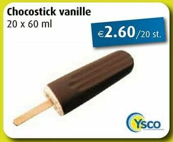 Aronde Chocostick vanille aanbieding