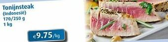 Aronde Tonijnsteak aanbieding