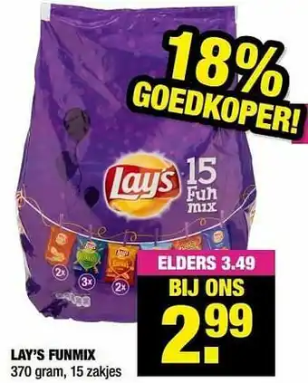Big Bazar Lay’s funmix aanbieding
