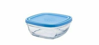 Makro Duralex Vershouddoos met deksel 0,61 l transparant/blauw aanbieding