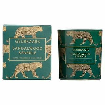 Kwantum Geurkaars Sandalwood Leopard aanbieding