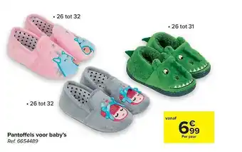 Carrefour Pantoffels Vorr Baby's aanbieding
