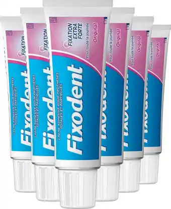 Bol.com Fixodent original kleefpasta - sterke fixatie - voordeelverpakking 6 x47 gram aanbieding