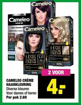 Big Bazar Cameleo crème haarkleuring aanbieding