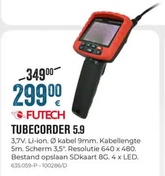 Meno Futech Tubecorder 5.9 aanbieding