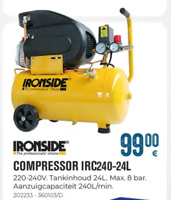 Meno Ironside Compressor IRC240-24L aanbieding