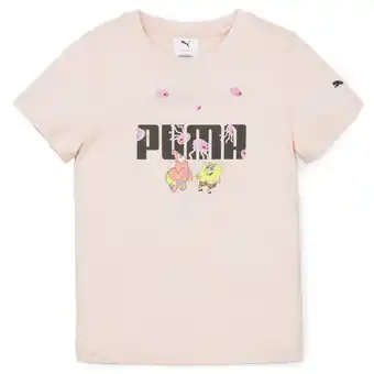 Decathlon Puma x spongebob logo t-shirt voor kinderen puma aanbieding
