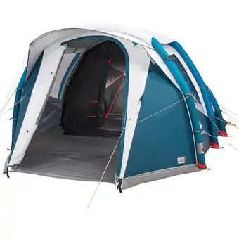 Decathlon Tweedehands kampeertent air seconds 4.1 f&b opblaasbaar/1 slaapkamer 4 personen aanbieding