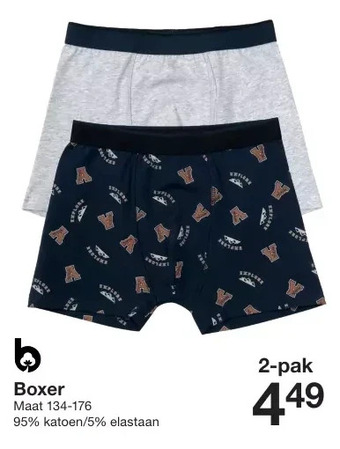Zeeman Boxer aanbieding