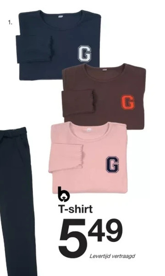 Zeeman T-shirt aanbieding