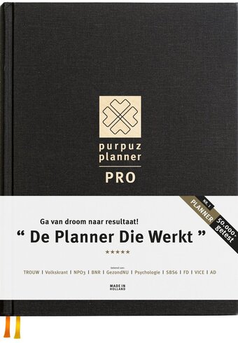 Bol.com Purpuz planner pro weekplanner - agenda - ongedateerd aanbieding
