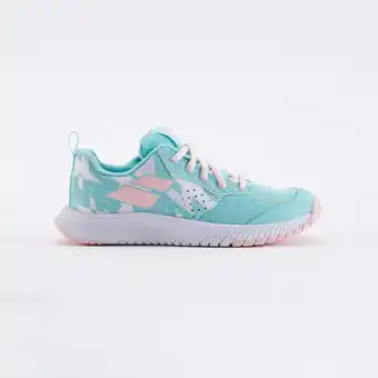 Decathlon Tennisschoenen voor kinderen pulsion junior groen/roze aanbieding