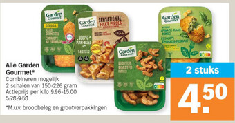 Albert Heijn Alle garden gourmet* aanbieding