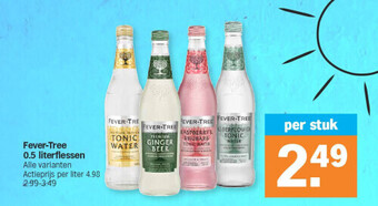 Albert Heijn Fever-tree 0.5 literflessen aanbieding