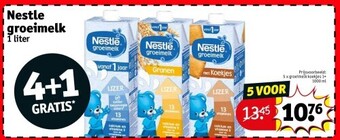 Kruidvat Nestle groeimelk 1 liter aanbieding