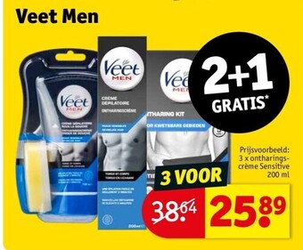 Kruidvat Veet men aanbieding