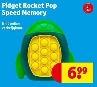 Kruidvat Fidget rocket pop speed memory aanbieding