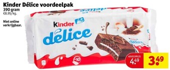 Kruidvat Kinder délice voordeelpak aanbieding