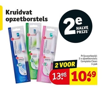 Kruidvat Kruidvat opzetborstels aanbieding