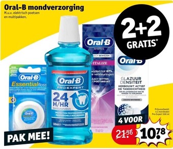 Kruidvat Oral-b mondverzorging aanbieding
