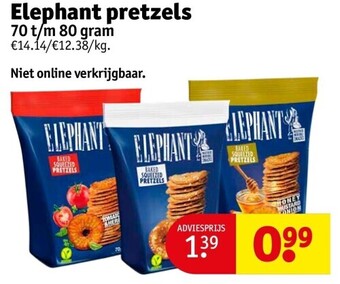 Elephant pretzels