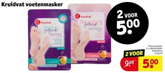 Kruidvat Kruidvat voetenmasker aanbieding