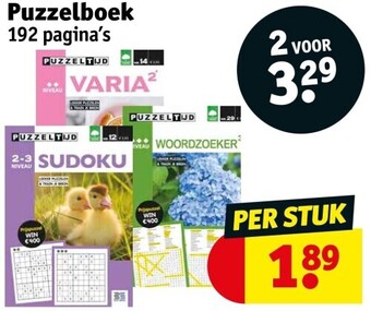 Kruidvat Puzzelboek aanbieding