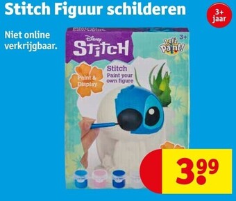 Kruidvat Stitch figuur schilderen aanbieding