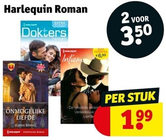 Kruidvat Harlequin roman aanbieding