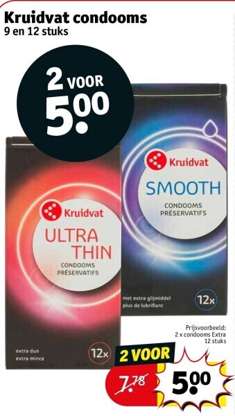 Kruidvat Kruidvat condooms aanbieding