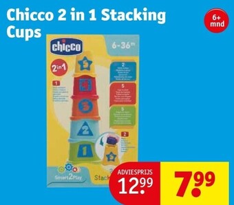 Kruidvat Chicco 2 in 1 stacking cups aanbieding