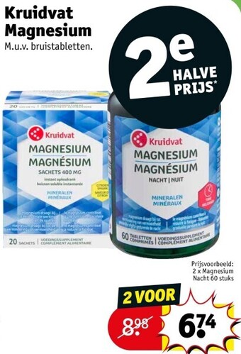 Kruidvat Kruidvat magnesium aanbieding