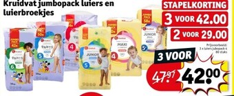 Kruidvat Kruidvat jumbopack luiers en luierbroekjes aanbieding