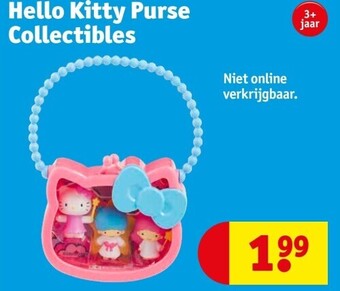 Kruidvat Hello kitty purse collectibles aanbieding