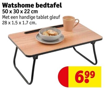 Kruidvat Watshome bedtafel aanbieding