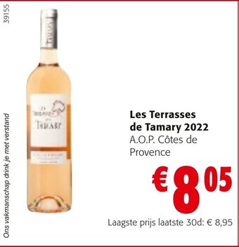 Colruyt Les Terrasses de Tamary 2022 aanbieding
