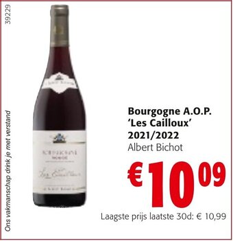 Colruyt Bourgogne A.O.P. 'Les Cailloux' 2021/2022 aanbieding